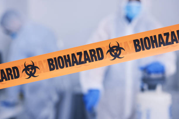 Professional Biohazard technician working in Englewood, FL